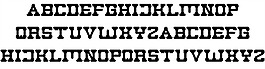 管道的字體