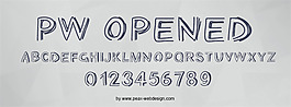 pwopened字體