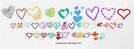 pwlittlehearts字體
