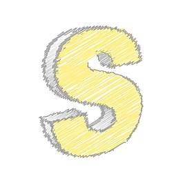 寫的字母矢量