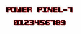 電力pixel-7字體