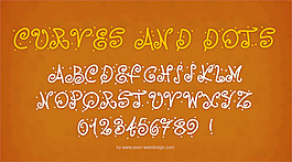 pwcurvesanddots字體