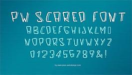 pwscaredfont字體