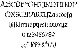 postmodernefraktur字體