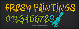 pwfreshpaintings字體
