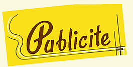 publicite字體