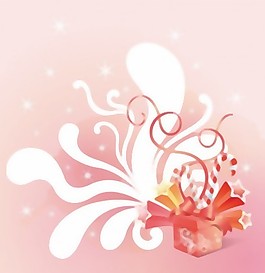 向量的禮品盒的慶?；顒?dòng)背景