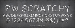 pwscratchy字體