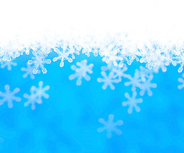 藍(lán)色抽象雪的背景