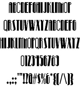 彈珠高手，NF字體
