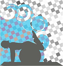 瑜伽的插圖