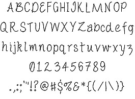 porcelainpaperpie字體