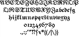 pixelfraktur字體