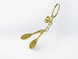 網(wǎng)球的鑰匙鏈
