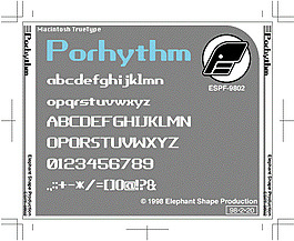 porhythm字體