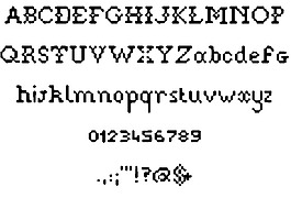 pixelstitch字體