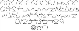 pentagron字體
