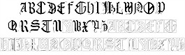 雷塔帽的字體