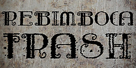 rebimboca垃圾字體