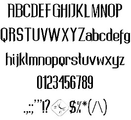 改革的字體