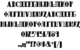 raskalnikov字體