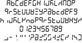 segment7字體