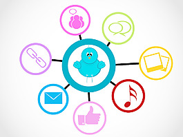 社會網(wǎng)絡(luò)圖標(biāo)