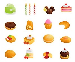 糖果，蛋糕和糖果