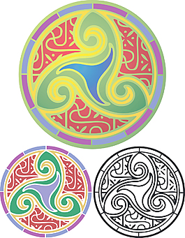 華麗的凱爾特人盾