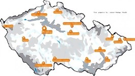 捷克共和國(guó)地圖剪貼畫