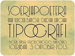 soerjaputera字体