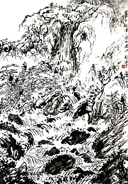 黃山白龍潭