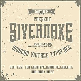 sivernake字體