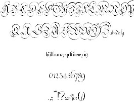斯特拉斯堡哥特字体的字体