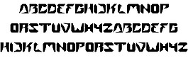 街上的字體