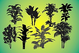 矢量剪影