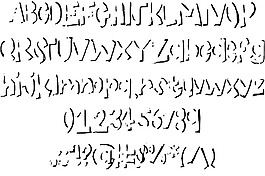 阴影字体