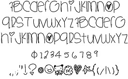 sweetbabe字體