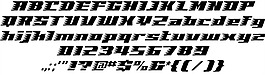 速度的字體