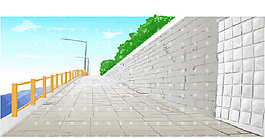 海邊優(yōu)雅的小路