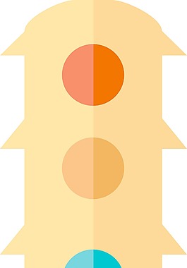 時(shí)髦的交通燈圖標(biāo)