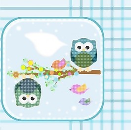 可愛(ài)的卡通插圖05矢量