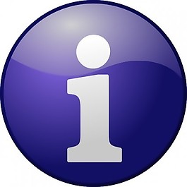 藍(lán)色的信息剪貼畫