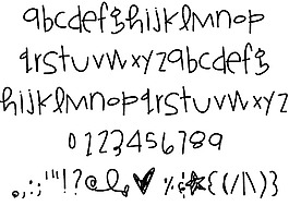 supergirlfriend字体