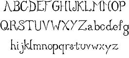宁静的字体