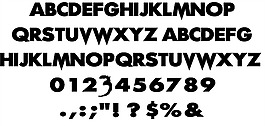 真实字体尖叫