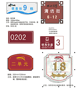 門牌圖片免費下載