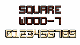 平方wood-7字體