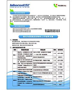 員工培訓(xùn)宣傳單頁
