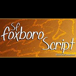 SF Foxboro腳本字體